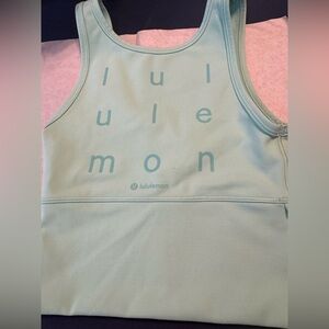 Lululemon Power Pivot Everlux Tank Wild Mint Size 0 Fast shipping!  EUC